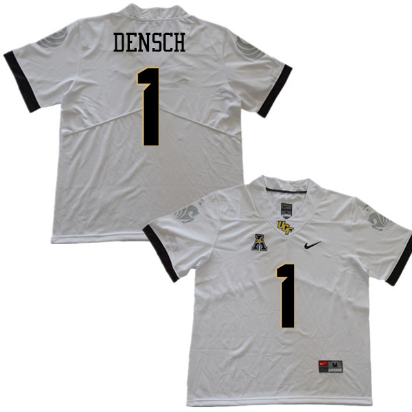 Men #1 Wayne Densch UCF Knights College Football Jerseys Sale-White
